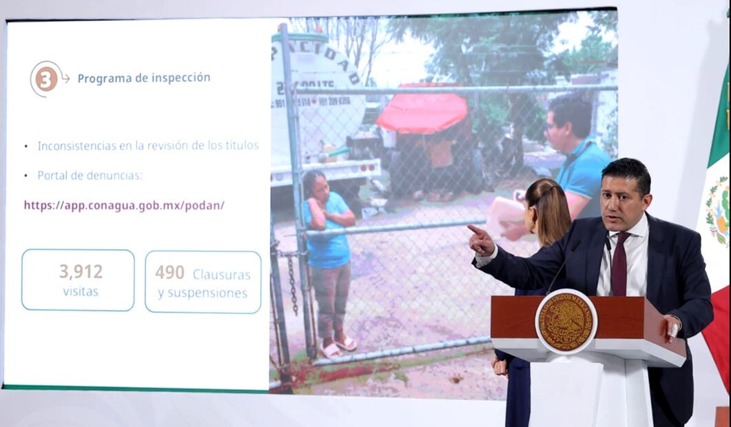 En el marco de la revisión de las concesiones del agua, la Conagua informó que encontró un registro “poco confiable”, títulos sin certeza, falsificación y coordenadas hasta en Tailandia. Foto: Gabriel Pano/EL UNIVERSAL