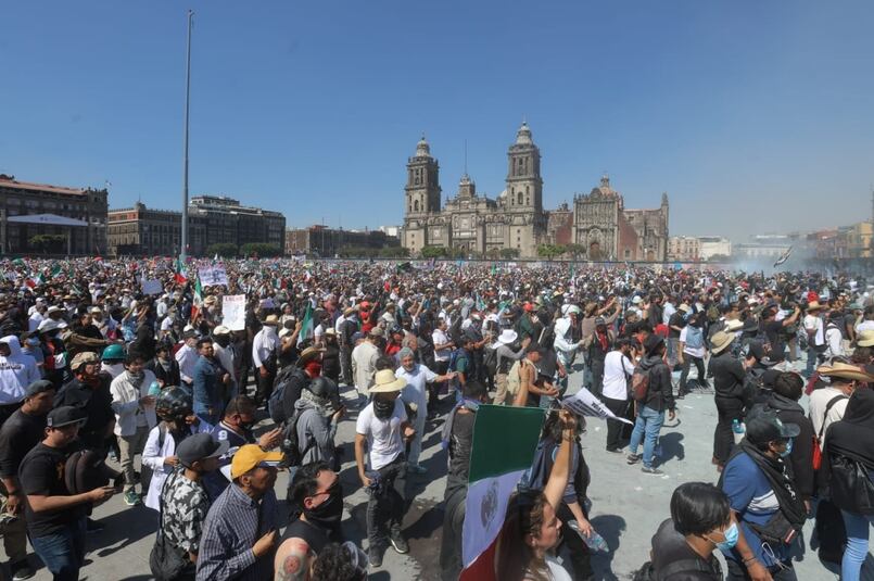 Marcha de la Generación Z en CDMX (15/11/2025). Foto: Gabriel Pano / EL UNIVERSAL