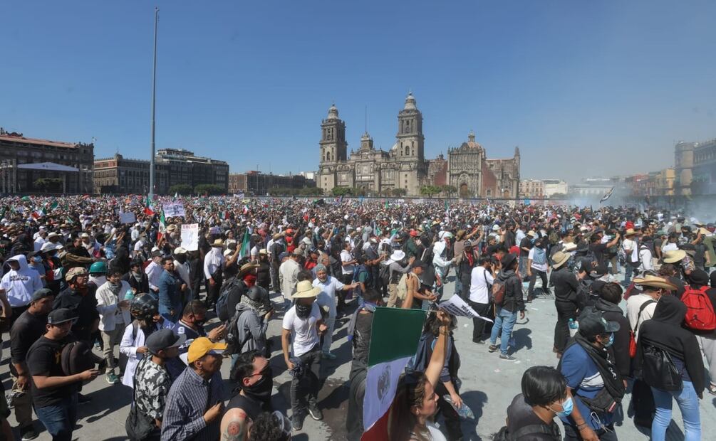 Marcha de la Generación Z en CDMX (15/11/2025). Foto: Gabriel Pano / EL UNIVERSAL