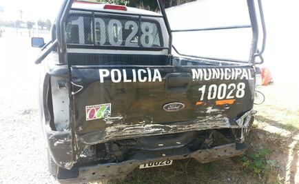 Participan policías de BOM Tlalnepantla... con patrullas chatarra