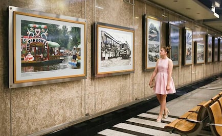 Metro de Moscú abre muestra sobre transporte en la CDMX