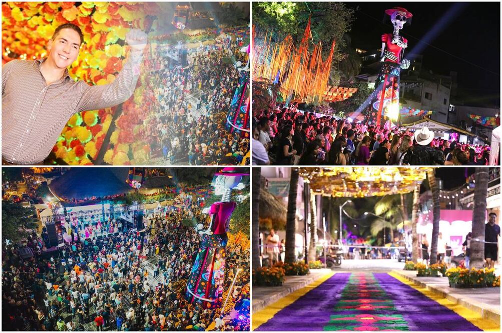 Unas 15 mil personas acudieron al Festival Internacional de Día de muertos de Sayulita y dejaron una derrama económica de 60 millones de pesos. Foto: Especial