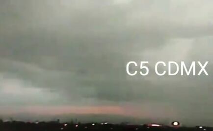 Llueve en cinco alcaldías de la Ciudad de México