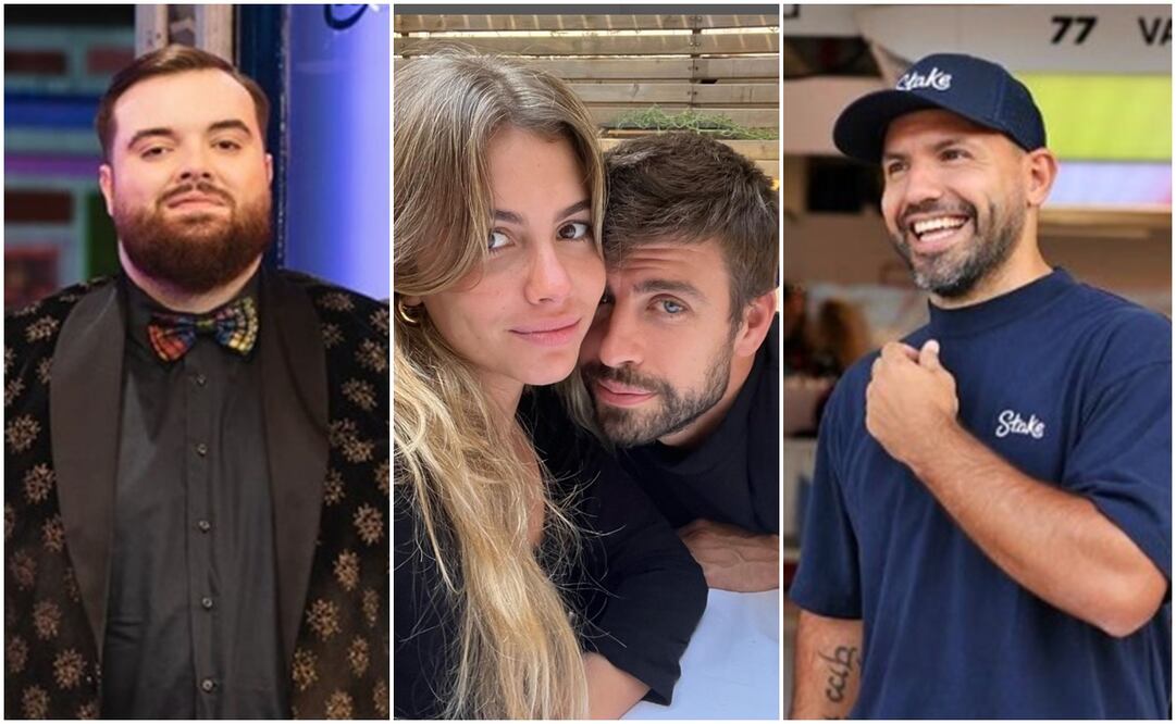 “Piqué es una marioneta de Clara Chía”, dicen Kun Agüero e Ibai Llanos en video. Fotos: Tomadas de Instagram @kunaguero, @3gerardpique, @ibaillanos