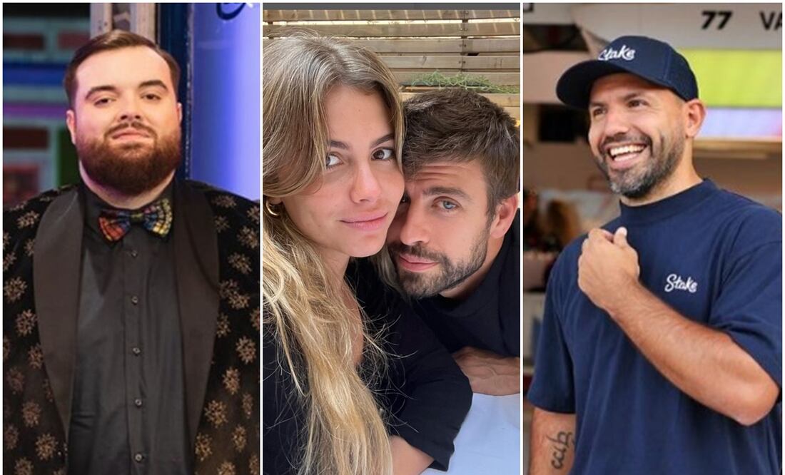 “Piqué es una marioneta de Clara Chía”, dicen Kun Agüero e Ibai Llanos en video. Fotos: Tomadas de Instagram @kunaguero, @3gerardpique, @ibaillanos