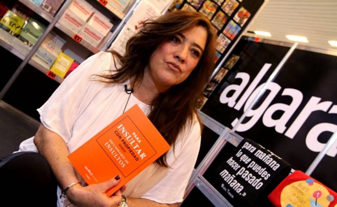 Pilar Montes de Oca, directora de Algarabía, comentó que la idea consistió en compilar los insultos más proverbiales, más fácticos y utilizables de la lengua española. FOTO: Notimex.