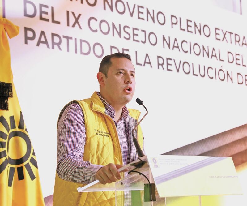 Los cambios. Ángel Ávila, dirigente nacional del PRD, dijo que con un millón 700 mil militantes pueden renovar su dirigencia. DIEGO SIMÓN. EL UNIVERSAL