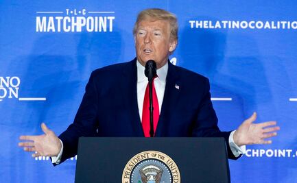 Hispanos son los que más quieren el muro con México: Trump