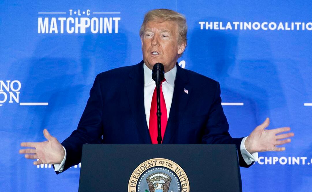 Donald Trump, presidente de Estados Unidos. Foto: EFE 