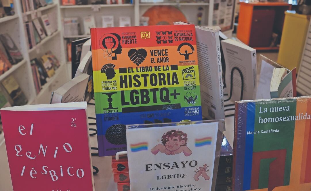 La librería Somos Voces, en la Zona Rosa de la CDMX, es ya un referente de la divulgación y de encuentro; ofrece una gran variedad de libros sobre diversidad sexual. Fotos: Fernanda Rojas. EL UNIVERSAL.