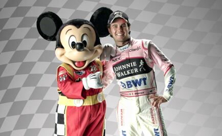 Mickey Mouse y “Checo” Pérez, juntos en campaña