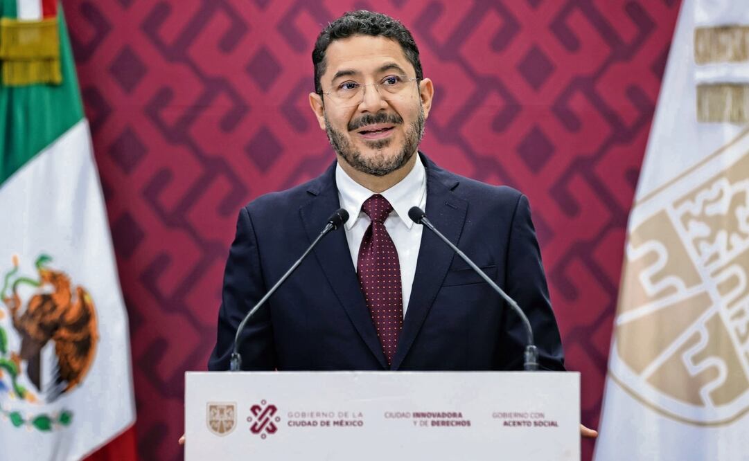 Martí Batres, jefe de Gobierno de la CDMX. Foto: Especial