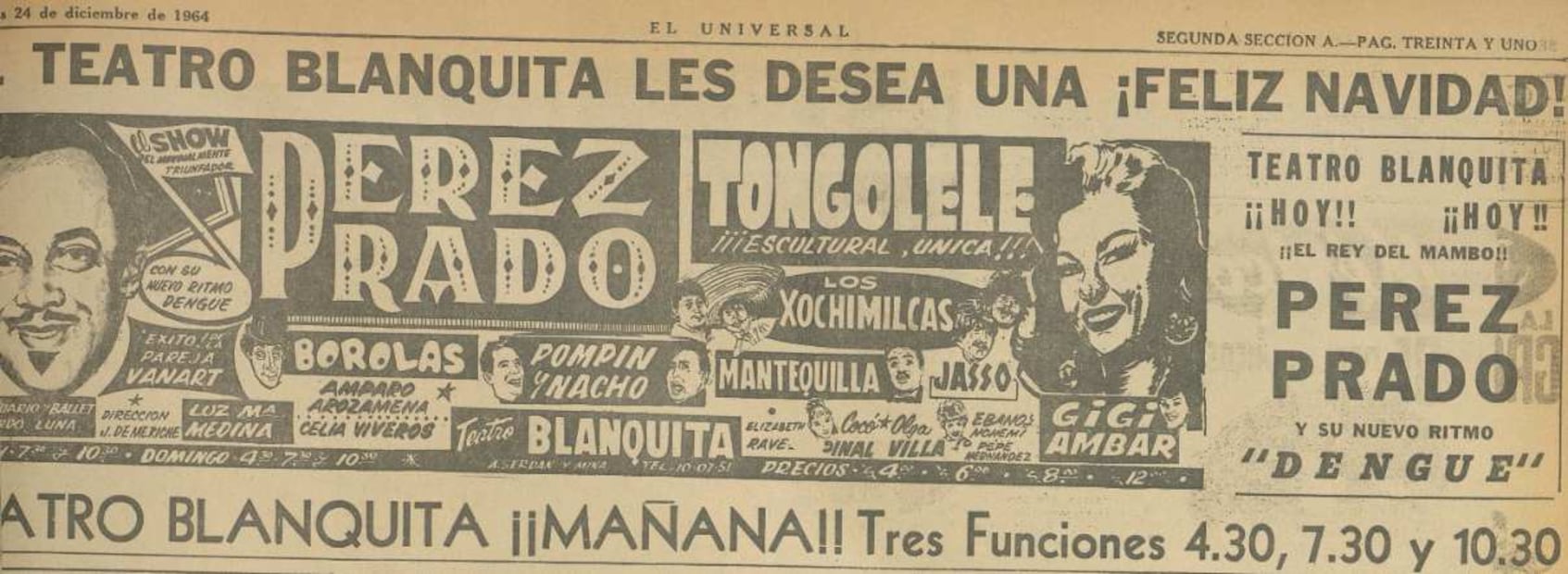 Hemeroteca EL UNIVERSAL, 1964.