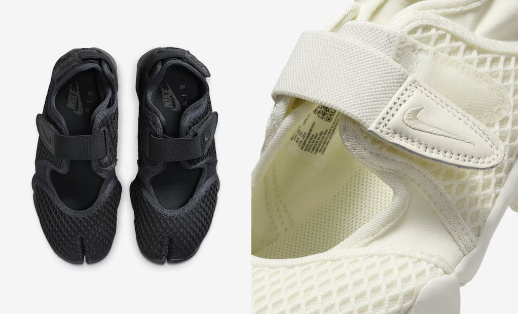 Nike Air Rift unen el balletcore, comodidad y la ´punta tipo "pezuña". Foto: Nike