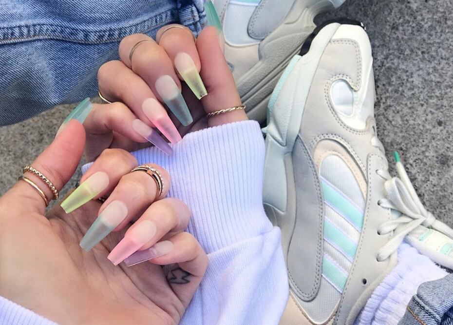 Una idea bastante llamativa para tu próxima manicura Foto: Instagram