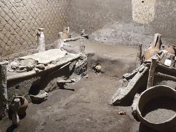 Descubren extraña habitación de esclavos en Pompeya de hace casi 2 mil años