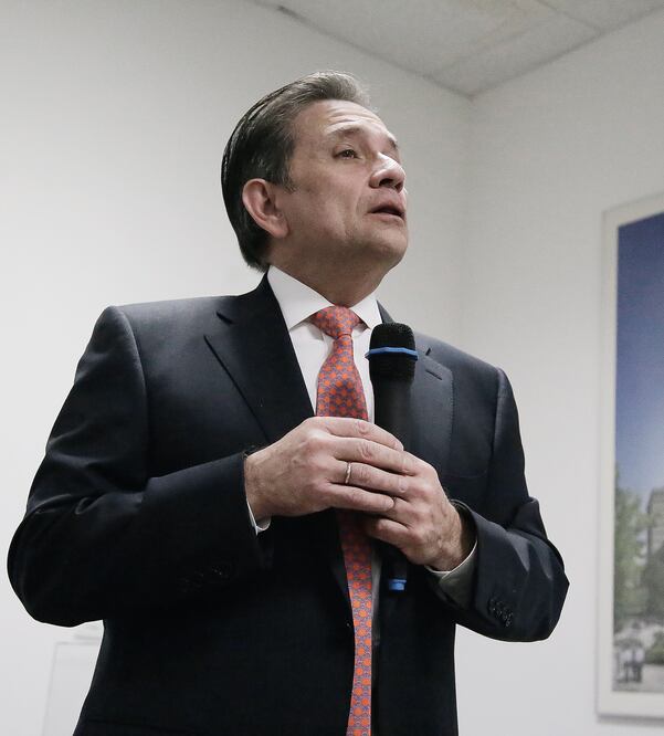 Gonzalo Robina afirmó que el tipo de cambio no afectó los costos de construcción de las torres (ALEJANDRA LEYVA. EL UNIVERSAL)