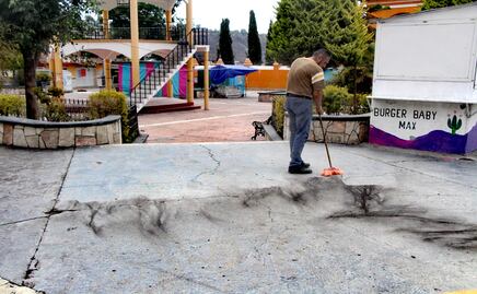 Ceniza del Popocatépetl afecta ocho municipios de Puebla; la alerta continua en amarillo fase 2