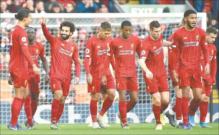 El Liverpool, a dos victorias de ser campeón