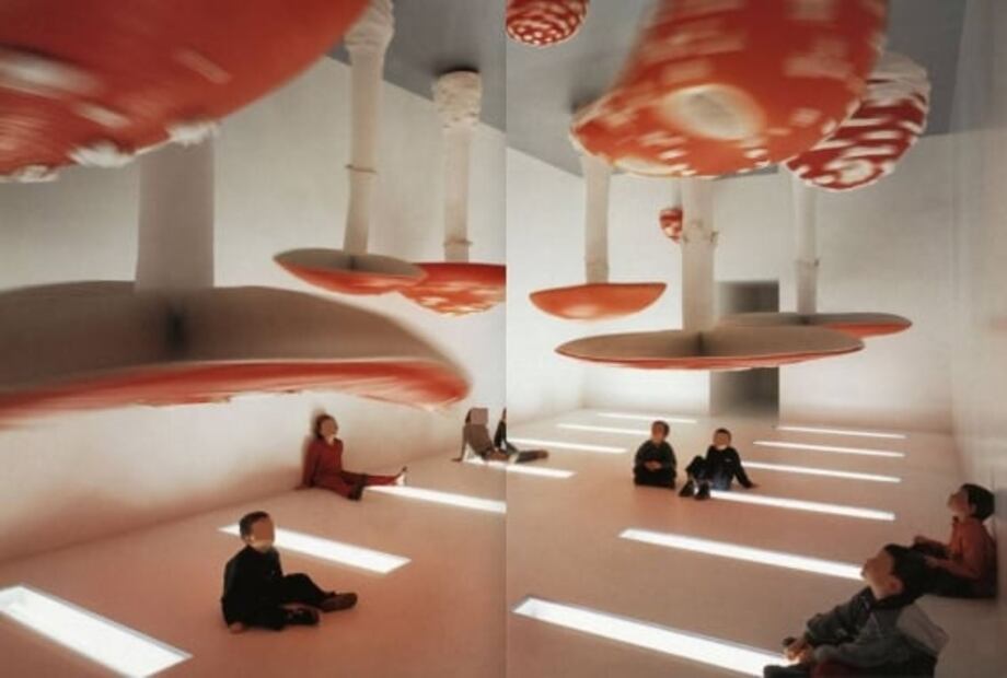 Llegan al Museo Tamayo los hongos gigantes de Carsten Höller