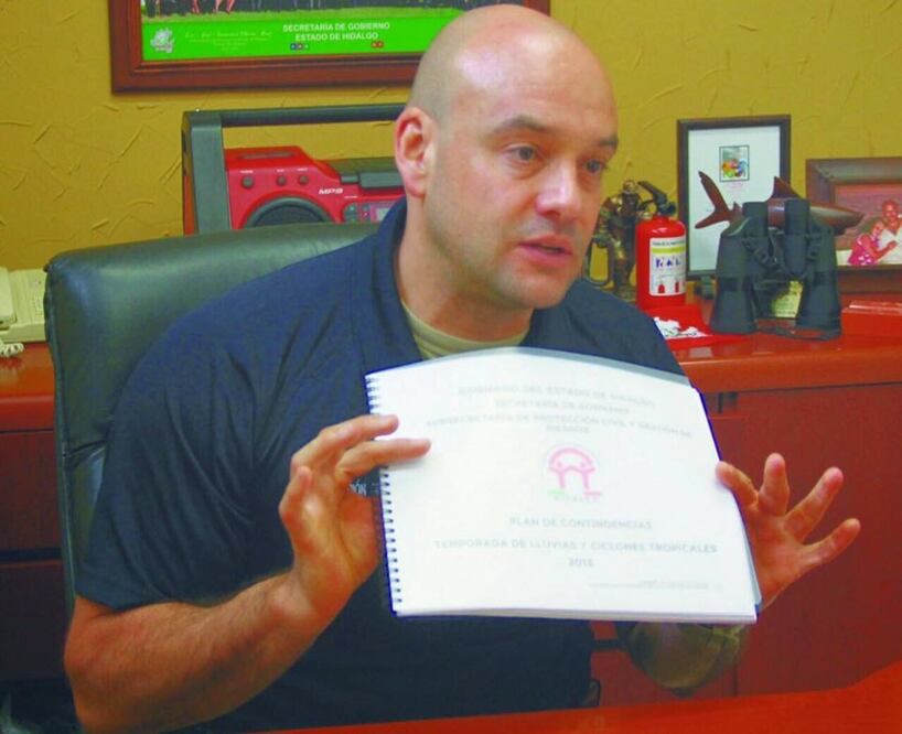 Subsecretario de Protección Civil y Gestión de Riesgos, Miguel García Conde (Foto: Dinorath Mota / EL UNIVERSAL)