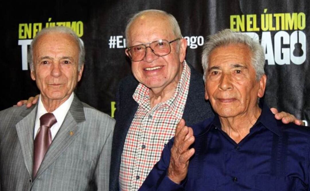 José Carlos Ruiz, Luis Bayardo y Eduardo Manzano acudieron a la alfombra roja de la película en la que comparten créditos con Pedro Weber, quien no pudo asistir a la función: Carlos Mejía/EL UNIVERSAL