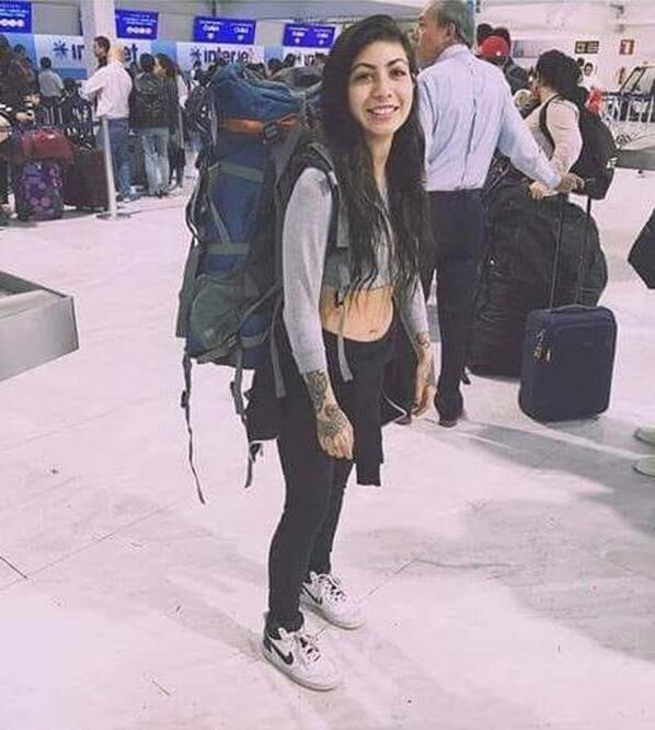 La mexicana María Trinidad Mathus Tenorio difundió esta fotografía por su viaje de turismo a Costa Rica, donde fue asesinada el domingo anterior en un asalto en una playa del occidente de ese país.  (Foto: Cortesía)