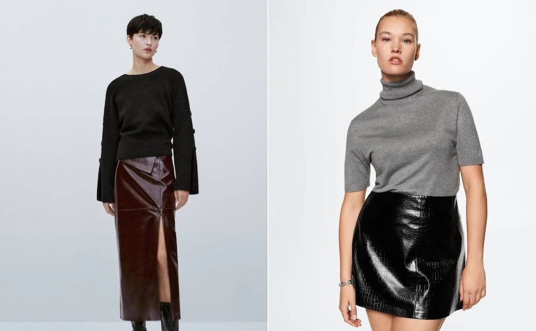 Las prendas de piel destacan en otoño / Foto: Masimo Dutti / Mango