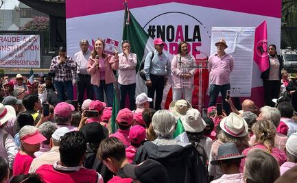 Frente Cívico Nacional protesta contra sobrerrepresentación en inmediaciones del INE