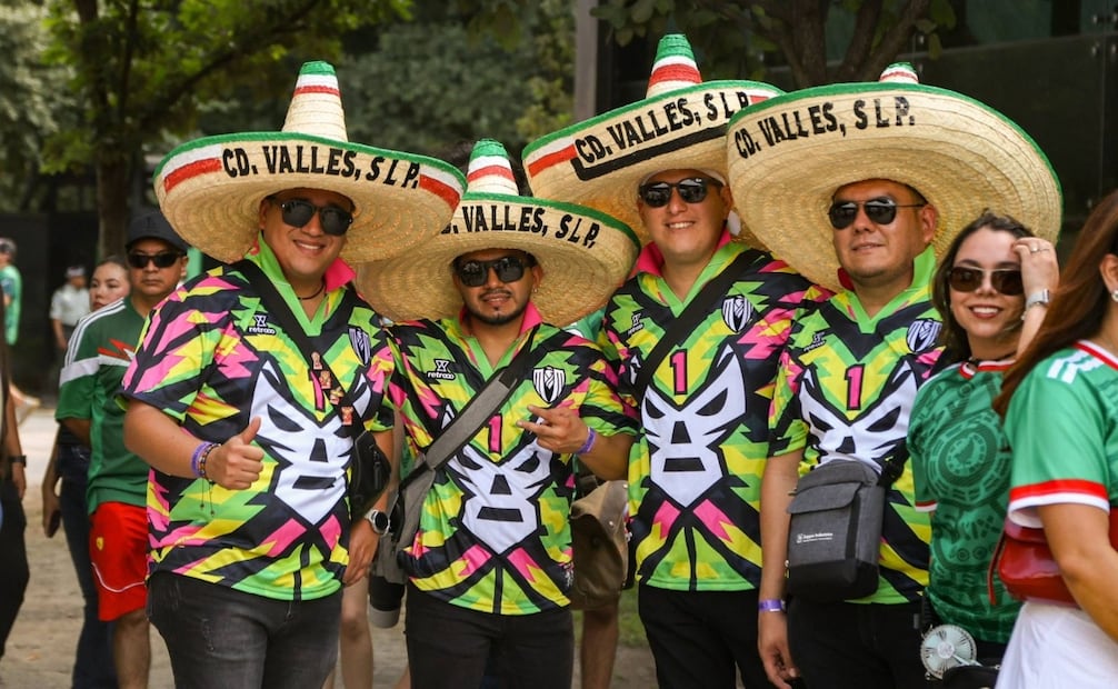 El Fan Fest instalado en el Parque Fundidora en Monterrey, alcanzó este jueves su capacidad máxima por el partido entre México y Corea del Sur. Foto: Especial