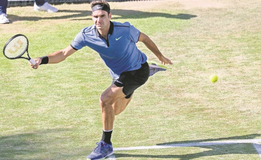 Roger no reflejó la falta de actividad que ha tenido. FOTO: DAMIEL MAURER. AP
