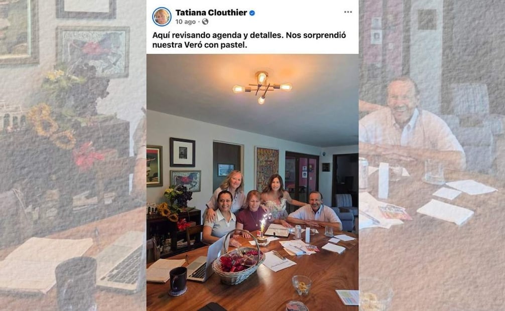 Jesús Cantú Escalante, trabajando incluso con Tatiana Clouthier. | Foto: Redes sociales de Tatiana Clouthier.