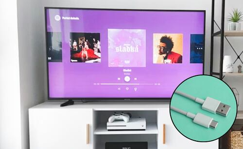 Los televisores modernos cuentan con un puerto USB más eficiente. Foto: Unsplash / Freepik