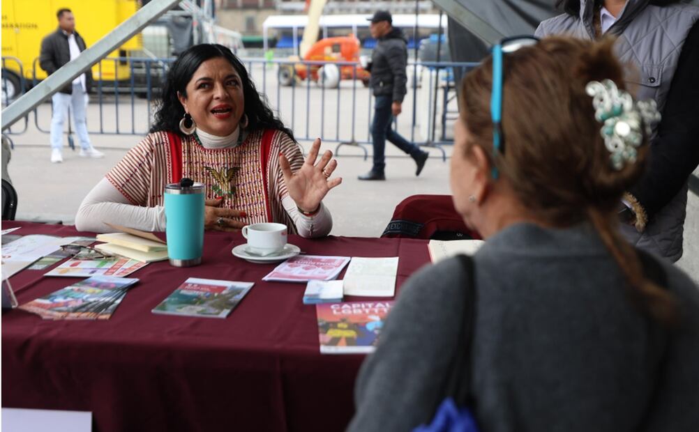 Brugada afirmó que durante estas audiencias se atenderá a toda la gente “de manera pareja y sin influyentismo”. Foto: Diego Simón Sánchez/EL UNIVERSAL
