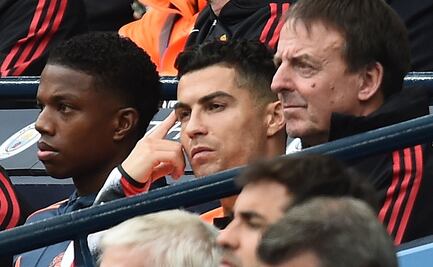 Cristiano Ronaldo, frustrado en el Manchester United