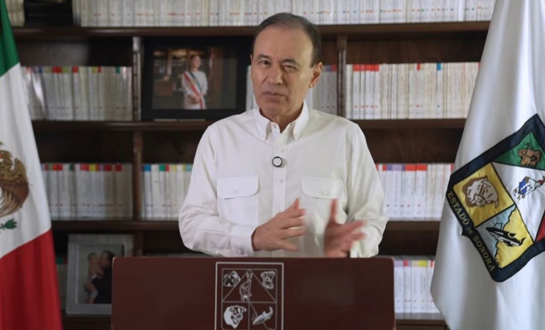 Gobernador de Sonora solicita apoyo para esclarecer explosión en tienda Waldo’s (09/11/2025). Foto: Especial