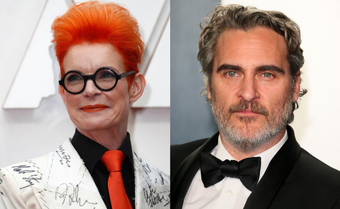 Sandy Powell y Joaquin Phoenix Fotos: agencias