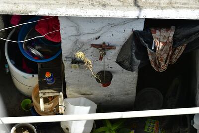 Una casa pequeña con dos cuartos, así es el lugar donde tuvieron a Fátima