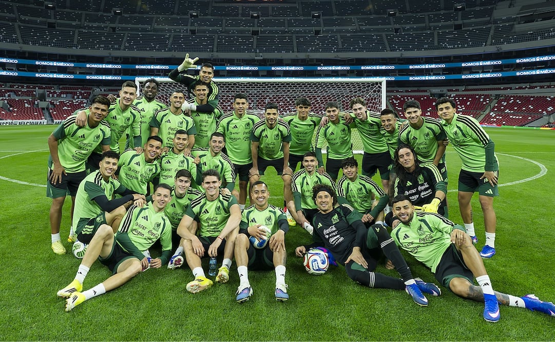 La Selección Mexicana tuvo su última práctica en el Estadio Azteca, previo al choque contra Portugal. FOTO: IMAGO7