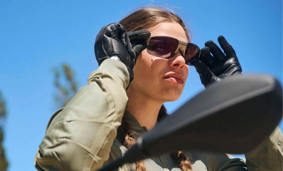 BMW Motorrad ConnectedRide Smartglasses. Fuente: Twitter @BestCars365