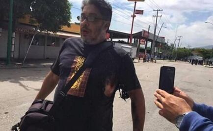 Dan de alta a periodista herido en choque de la CNTE en Chiapas