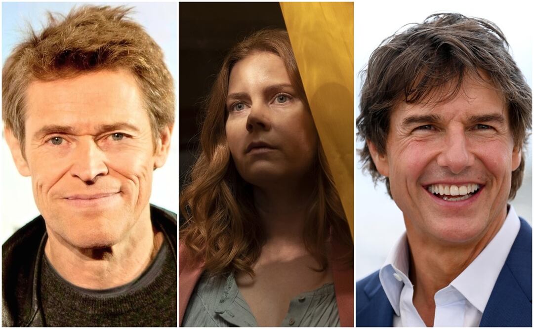 Willem Dafoe, Amy Adams y Tom Cruise. Fotos: IMDB.