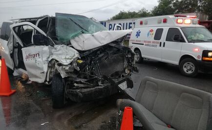 Accidente vial en Nuevo León deja 33 personas lesionadas