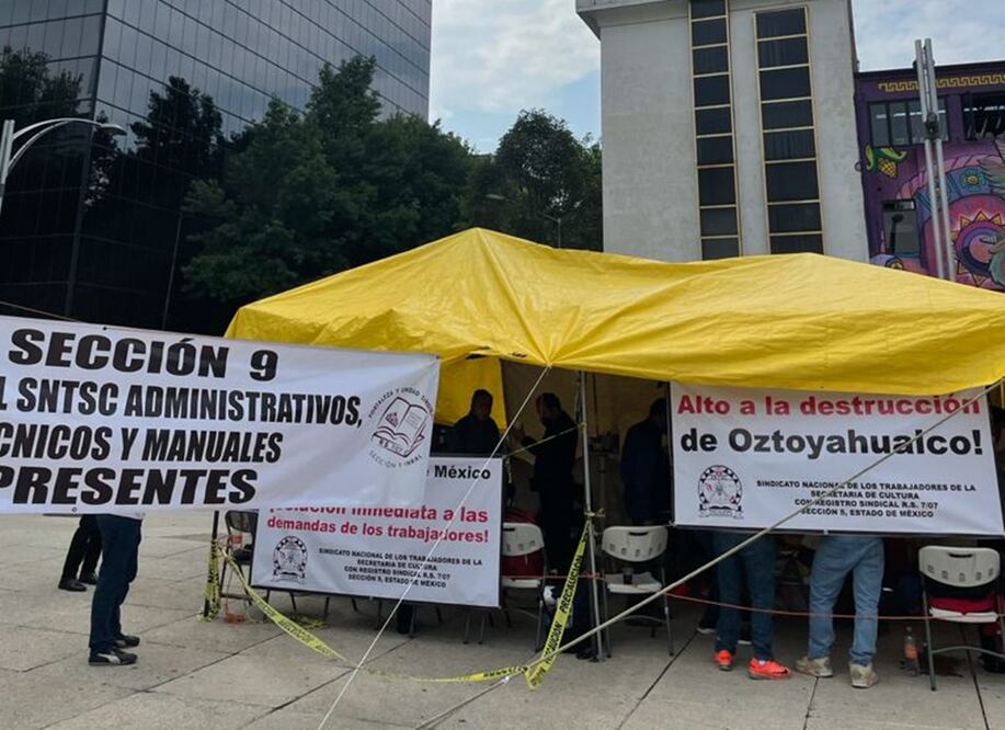 Huelga de hambre. Foto: Cortesía SNTSC