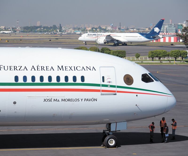 El valor del avión Presidente José María Morelos y Pavón se rifará por medio de 6 millones de cachitos a 500 pesos cada uno a partir del 1 de marzo. Foto: ARCHIVO EL UNIVERSAL