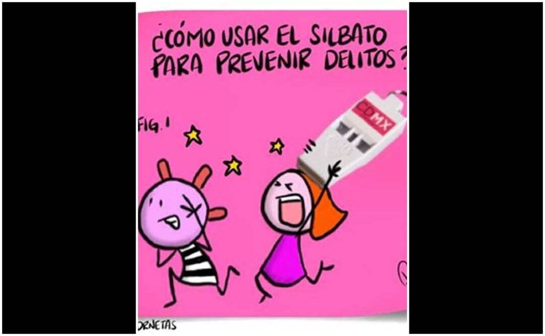 Silbato contra acoso causa polémica en redes