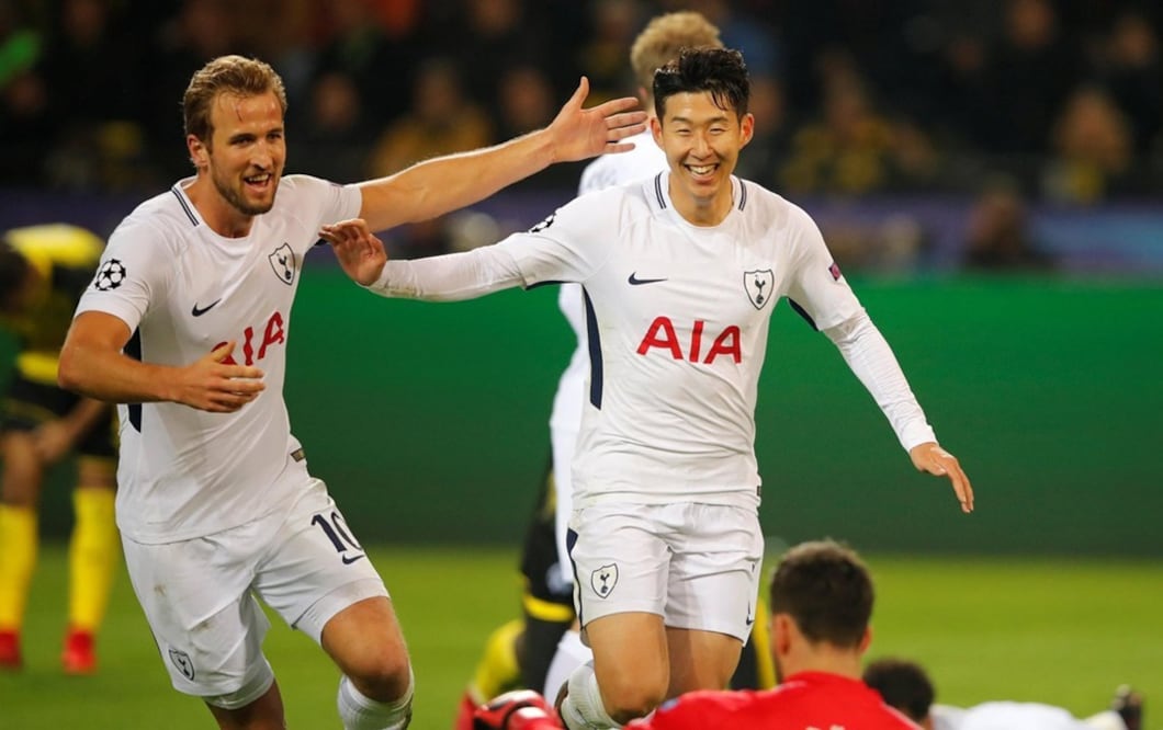 Twitter. Tottenham se impuso de visitante 1-2 al Borussia Dortmund