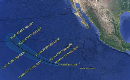 "Fernada" se convierte en huracán categoría 3