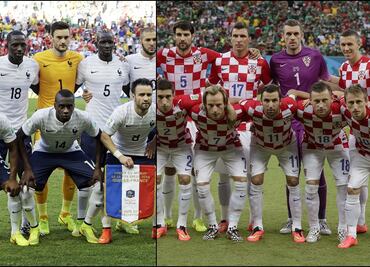 Los sobrevivientes de Croacia y Francia de Brasil 2014