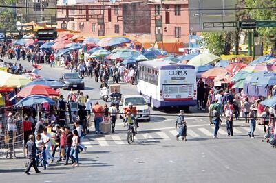 'Limpian' Eje 1 Norte de comercio ambulante
